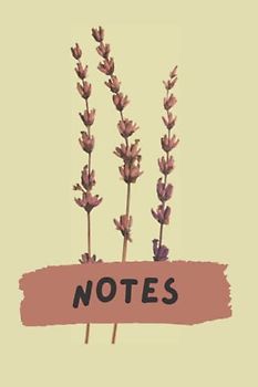 Notes : Aesthetic Dried Pressed Flower Notebook Journal: pressed floral notebook