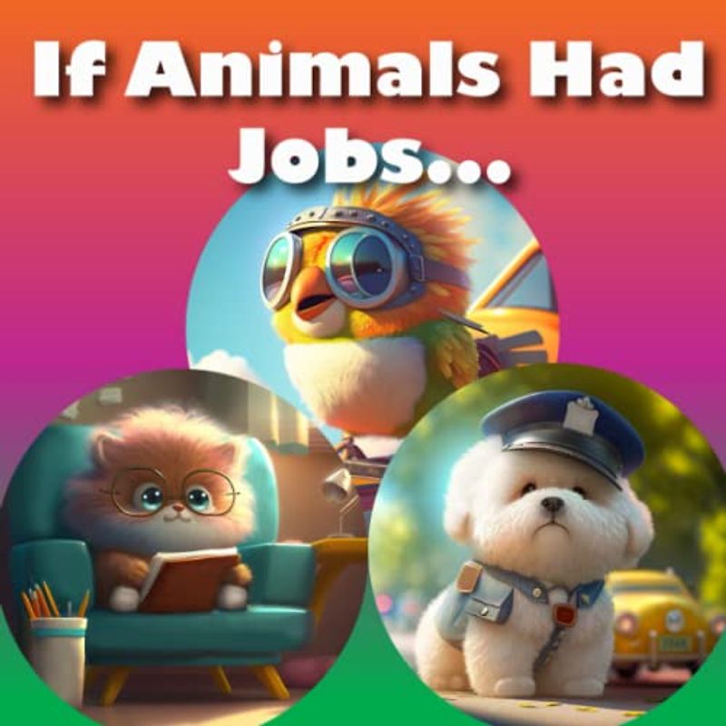 If Animals had Jobs… A Fun Book about Animals for Children: for kids ages 1-3, 3-5, 5-7, for baby preschoolers toddlers kindergarten early readers and 1st Graders, for boys and girls, 32 Pages