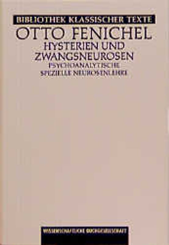 Hysterien und Zwangsneurosen