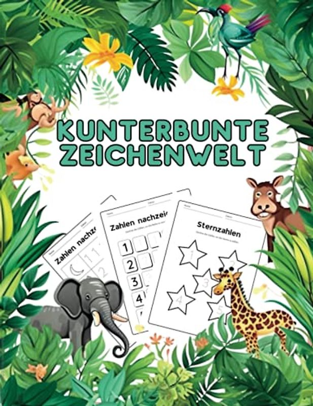 Kunterbunte Zeichenwelt: Erste Schritte für Vorschulkinder