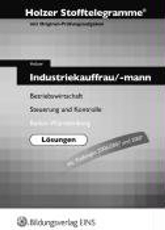 Stofftelegramme Industriekauffrau/mann