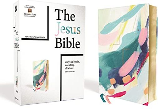 The Jesus Bible, NIV Edition, Leathersoft, Multi-Color/Teal, Comfort Print