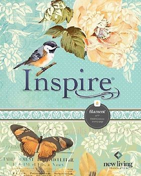 Inspire Bible Nlt, Filament Enabled (Hardcover Leatherlike, Aquamarine)