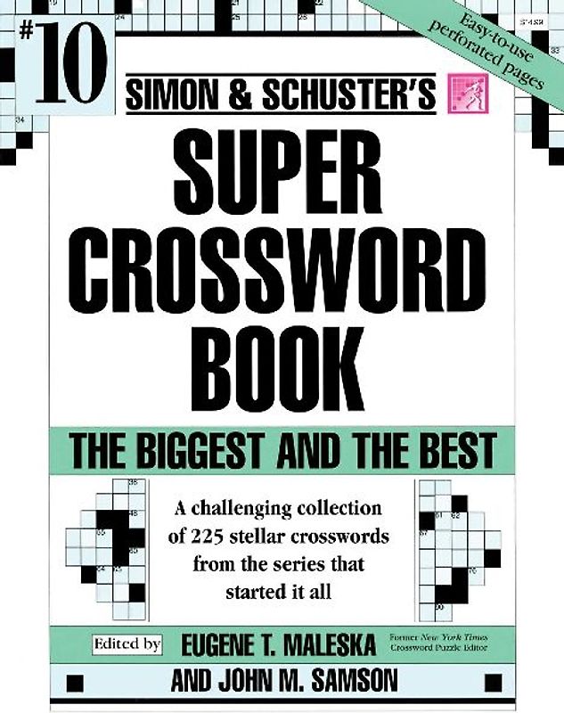 Simon & Schuster Super Crossword Puzzle Book #10