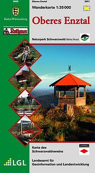 Wanderkarte Oberes Enztal