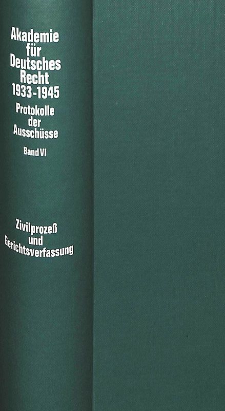 Zivilprozeß und Gerichtsverfassung