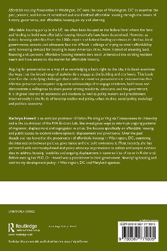 Affordable Housing Preservation in Washington, DC