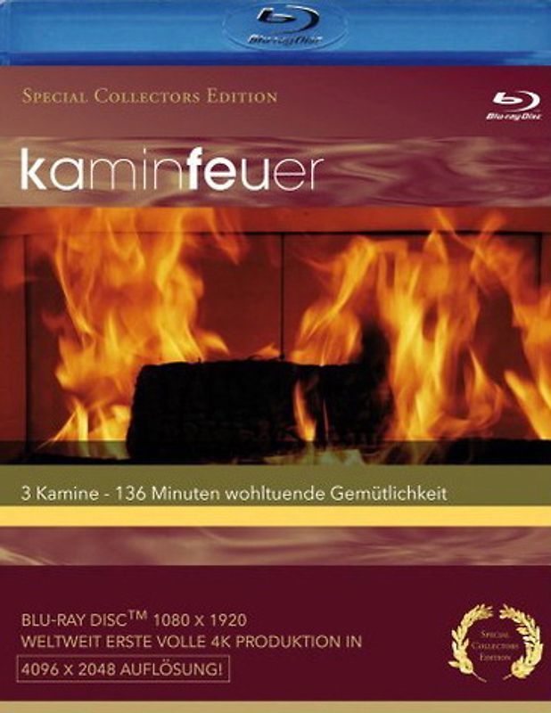 Kaminfeuer HD Blu-ray Disc