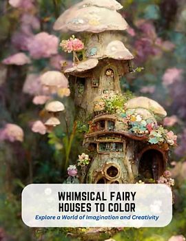 Whimsical Fairy Houses to Color: Explore a World of Imagination and Creativity