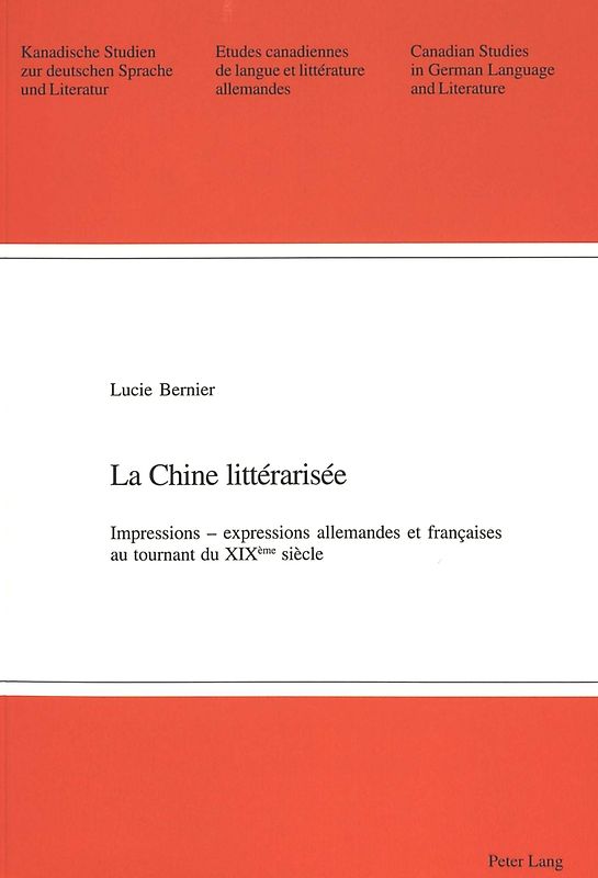 La Chine littérarisée