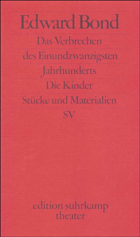 Das Verbrechen des einundzwanzigsten Jahrhunderts. Die Kinder