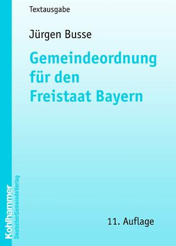 Gemeindeordnung für den Freistaat Bayern