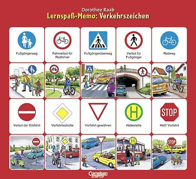 Dorothee Raab - Lernspaß-Memo / Verkehrszeichen