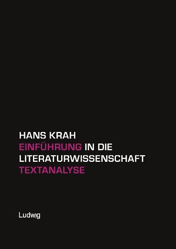 Einführung in die Literaturwissenschaft. Textanalyse