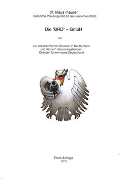 Die "BRD"-GmbH (Erste Auflage)