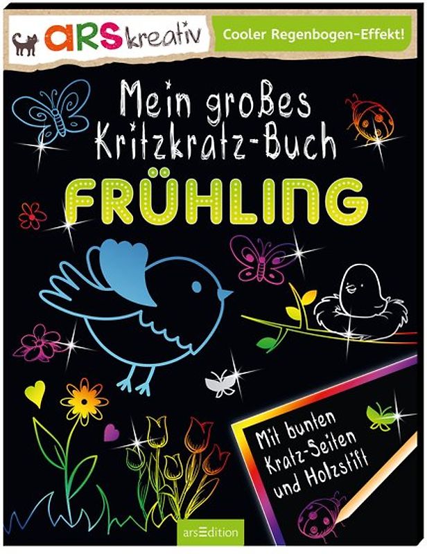 Mein großes Kritzkratz-Buch Frühling
