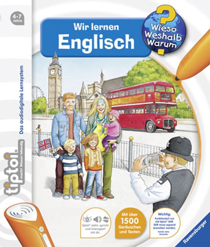 tiptoi® Wieso? Weshalb? Warum? Wir lernen Englisch