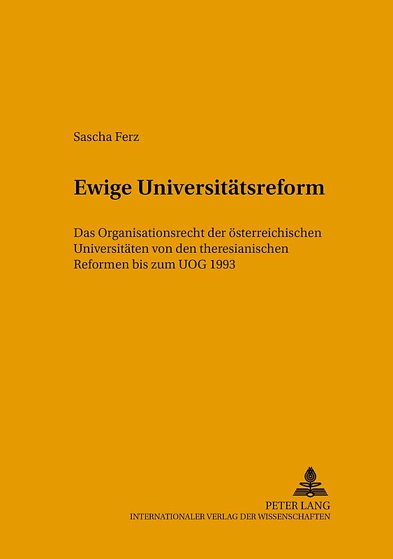 Ewige Universitätsreform