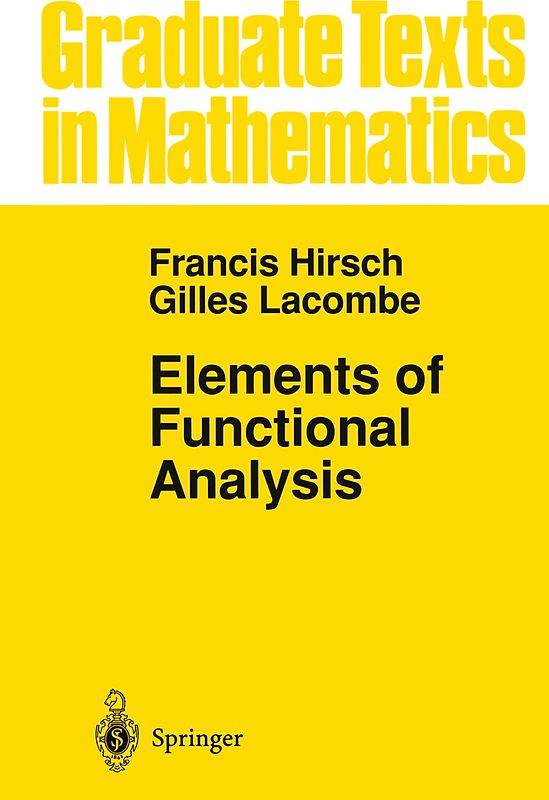 Elements of Functional Analysis