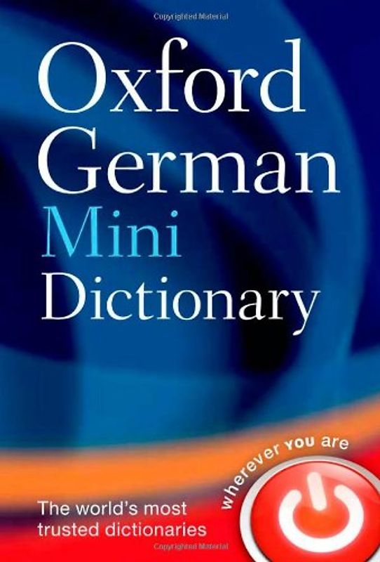 Oxford German Minidictionary: 100.000 entries and translations