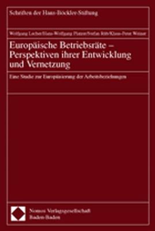 Europäische Betriebsräte - Perspektiven ihrer Entwicklung und Vernetzung