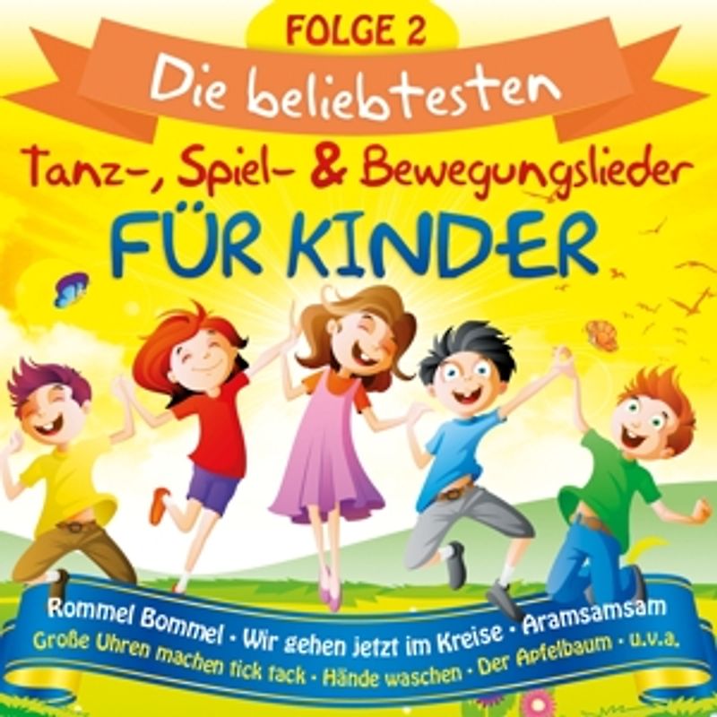 Die beliebtestens Tanz-,Spiel - & Bewegungslieder für Kinder- [2 CDs]