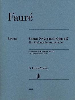 Violoncellosonate Nr. 2 g-moll op. 117: Besetzung: Violoncello und Klavier (G. Henle Urtext-Ausgabe)