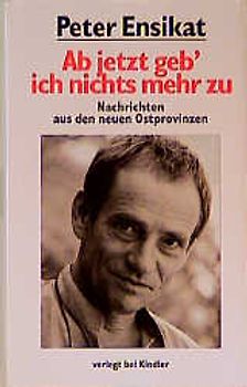 Ab jetzt geb' ich nichts mehr zu