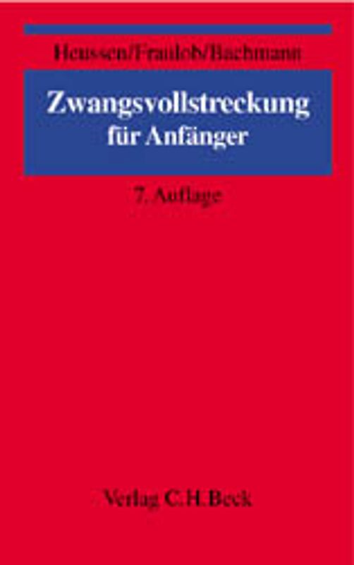 Zwangsvollstreckung für Anfänger
