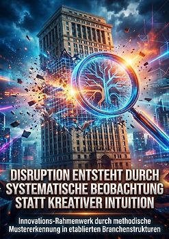 Disruption Entsteht durch Systematische Beobachtung statt Kreativer Intuition