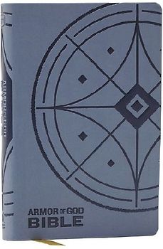 KJV Armor of God Bible, Blue/Gray Leathersoft (Children's Bible, Red Letter, Comfort Print, Holy Bible): King James Version