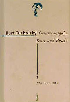 Gesamtausgabe Texte und Briefe 1
