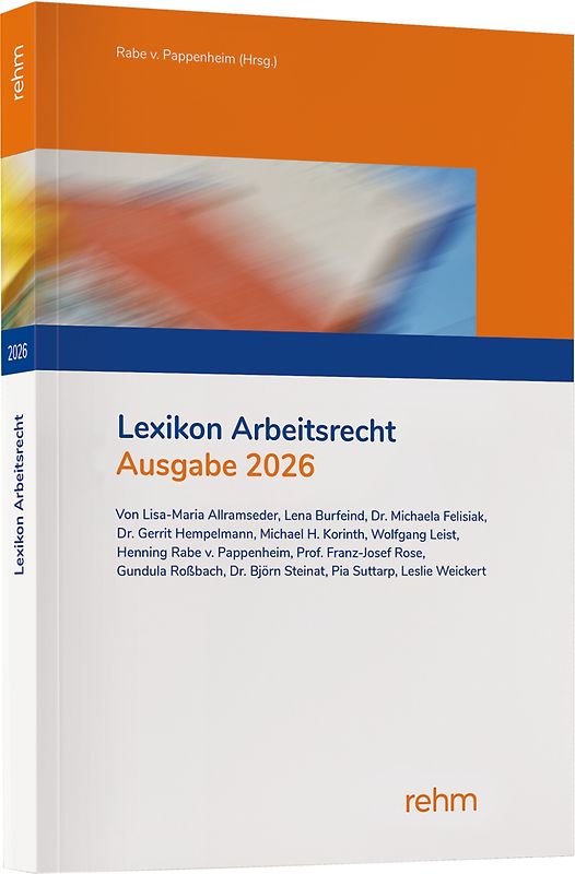 Lexikon Arbeitsrecht 2026
