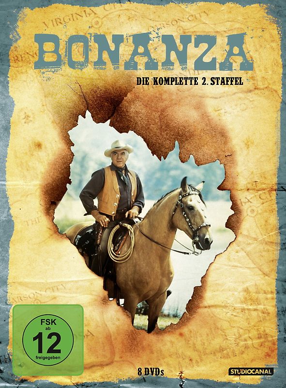 Bonanza: Die komplette 2. Staffel [8 DVDs] DVD