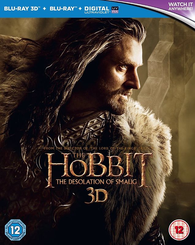 The Hobbit: The Desolation of Smaug 3D [4 Discs, UK Import] 3D Blu-ray Disc