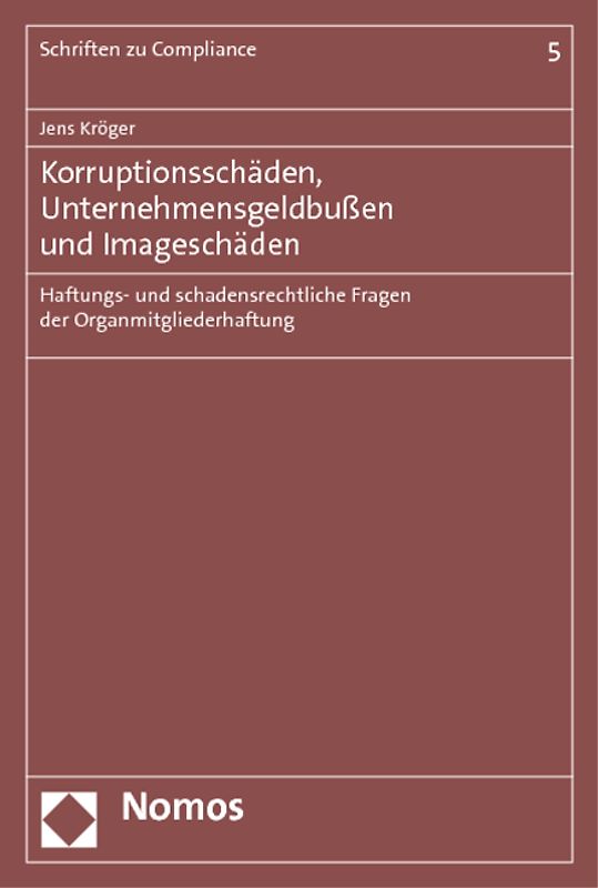 Korruptionsschäden, Unternehmensgeldbußen und Imageschäden
