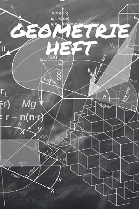 Geometrieheft: Din a5 | 120 Seiten | punktiert | Grundschule | Schule | Mathematik Heft | Lernhilfen Mathematik