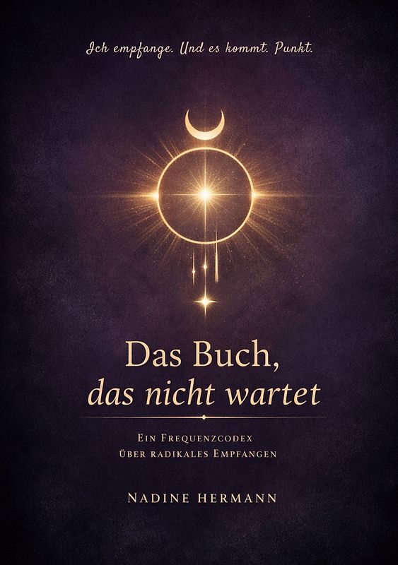 Ich empfange. Und es kommt. Punkt.