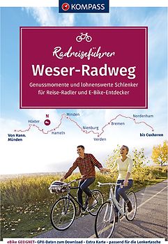 KOMPASS Radreiseführer Weser-Radweg