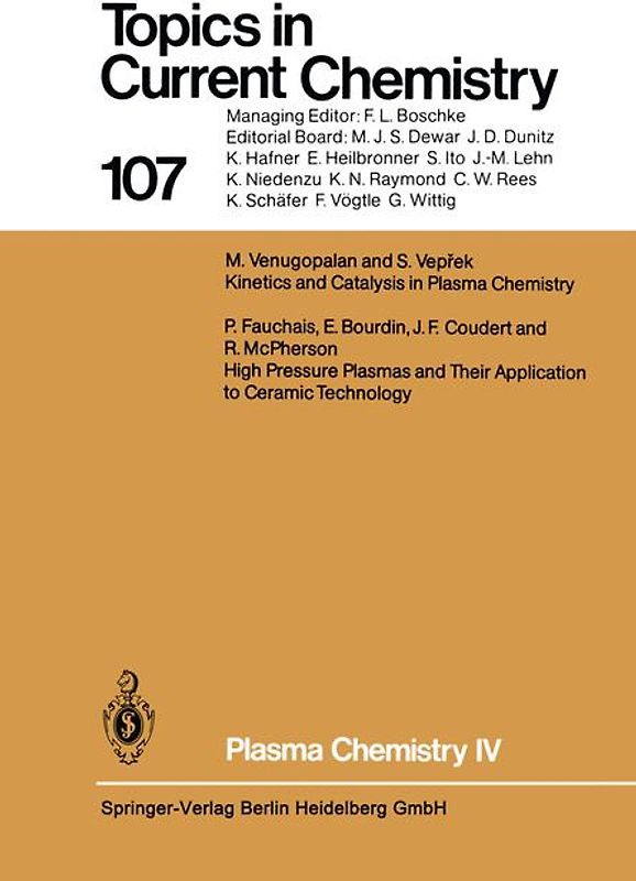Plasma Chemistry IV