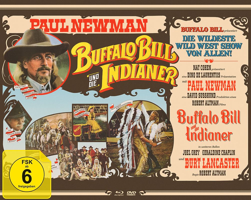 Buffalo Bill und die Indianer [Mediabook, inkl. DVD] Blu-ray Disc