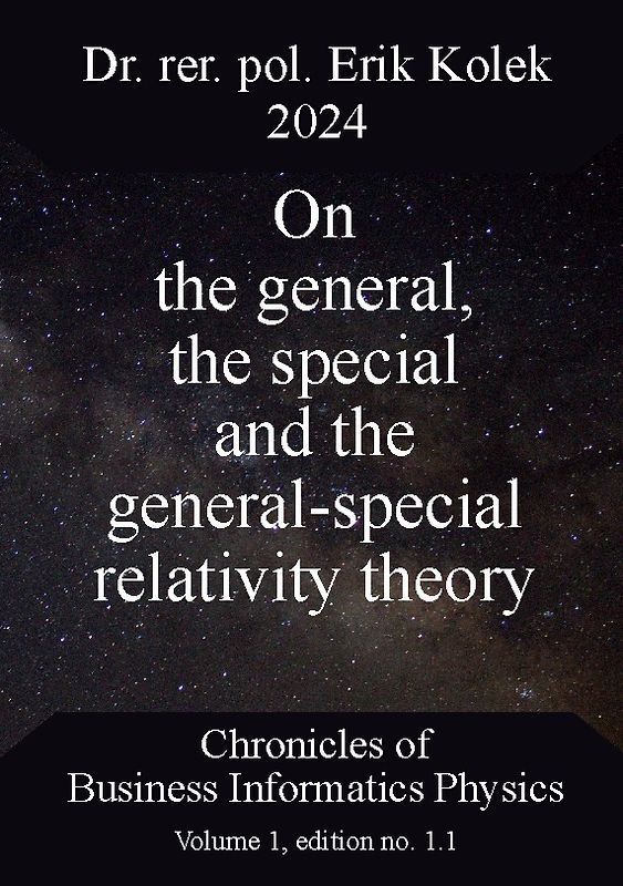 On the general, the special and the general-special relativity theory