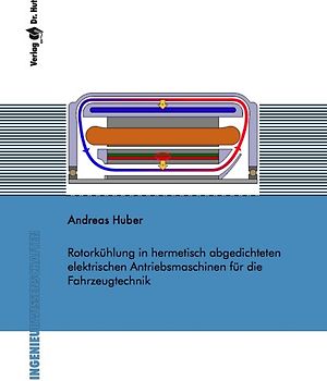 Rotorkühlung in hermetisch abgedichteten elektrischen Antriebsmaschinen für die Fahrzeugtechnik