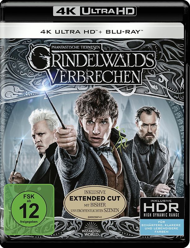 Phantastische Tierwesen: Grindelwalds Verbrechen [inkl. Blu-ray] 4K Ultra HD Blu-ray