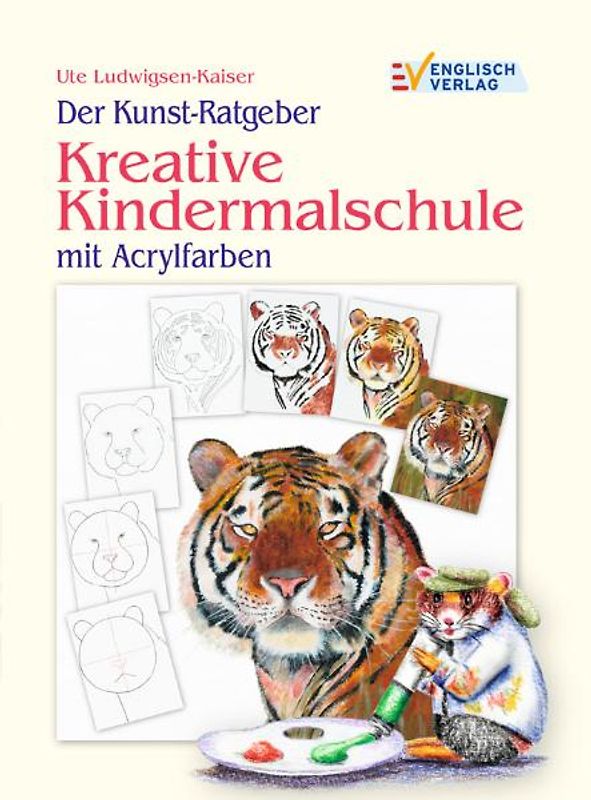Kreative Kindermalschule mit Acrylfarben