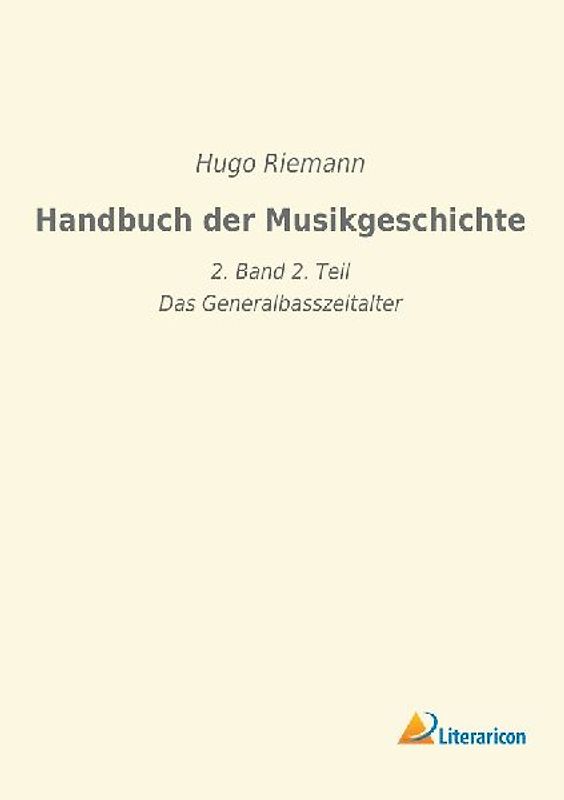 Handbuch der Musikgeschichte