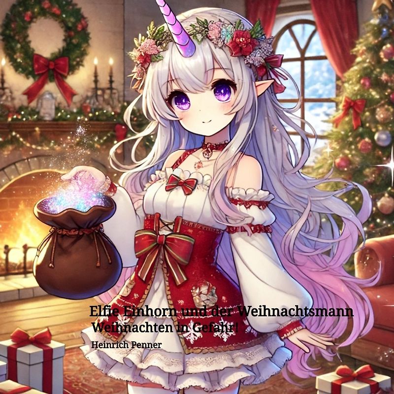 Elfie Einhorn und der Weihnachtsmann: Ein weihnachtliches Bilderbuchabenteuer