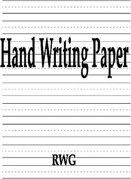Hand Writing Paper