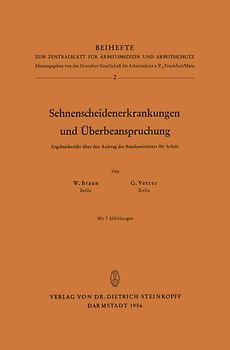 Sehnenscheidenerkrankungen und Überbeanspruchung