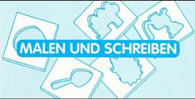 Malen und Schreiben. 2 × 48 Schablonen